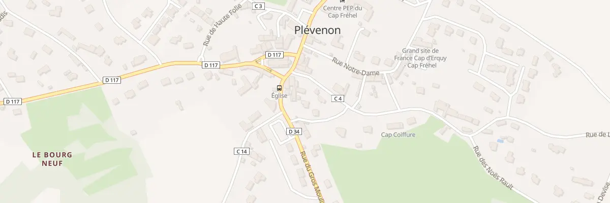 Plan du 8361F Rue de la Fontaine à Plévenon