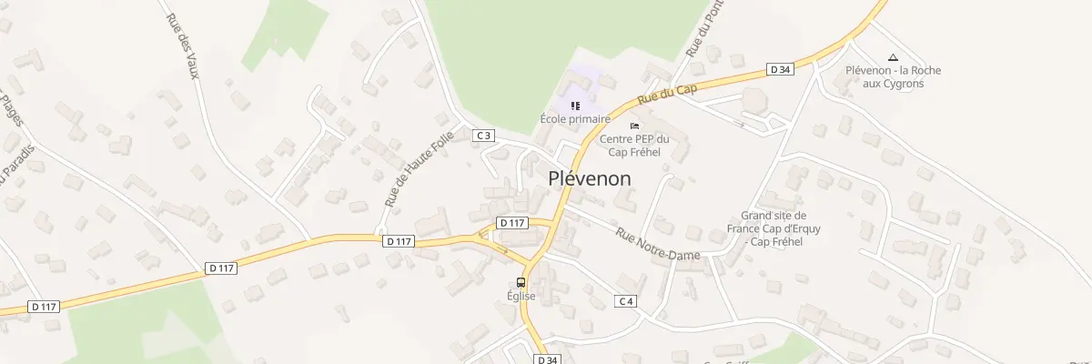 Plan du 6048 Pl de l’Eglise à Plévenon