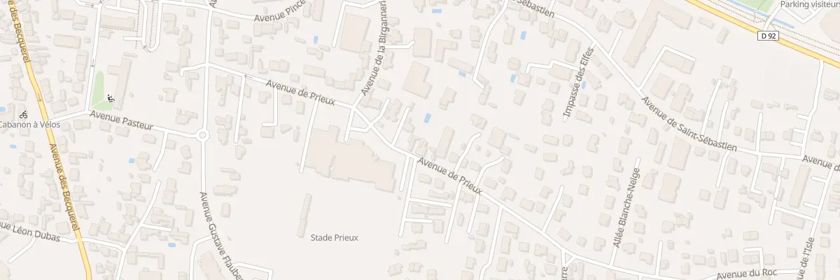 Plan du 57 Av de Prieux à Pornichet