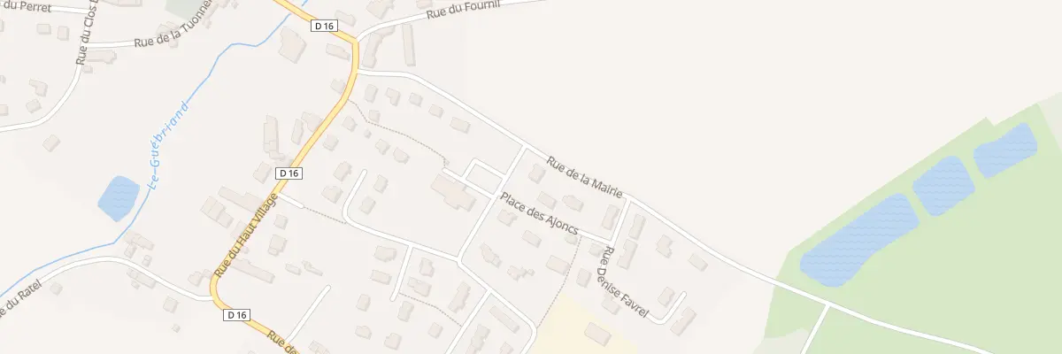 Plan du 1B Rue du Général de Gaulle à Landébia