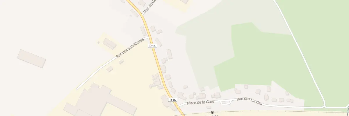 Plan du 3 Rue de la Gare à Landébia