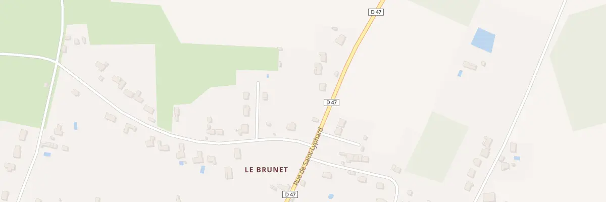 Plan du 128 Le Brunet à Saint-Lyphard