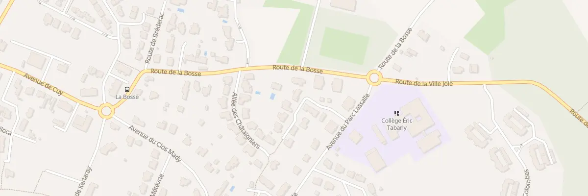 Plan du 6 All des Tilleuls à La Baule-Escoublac