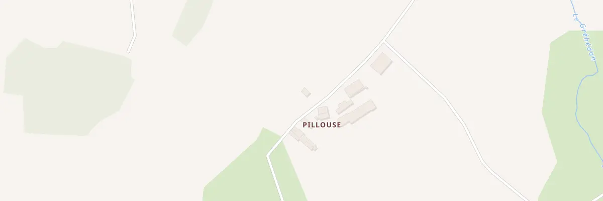 Plan du 2 Pillouse à Trémorel