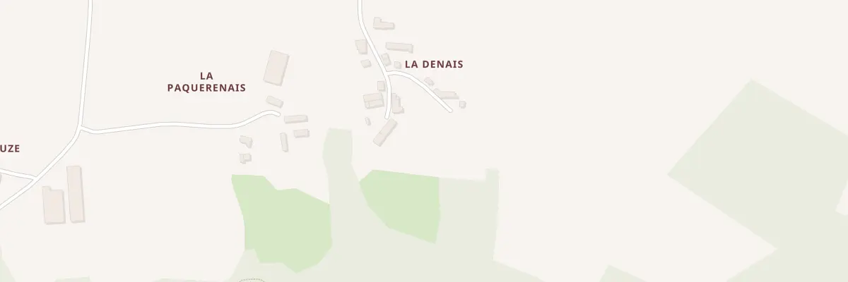 Plan du 34 La Denais à Plédéliac