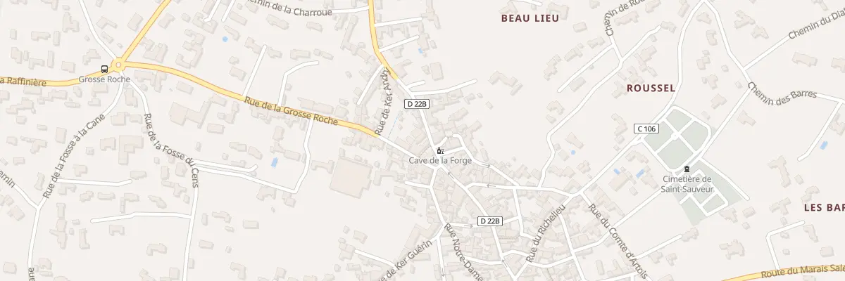 Plan du 22 Rue du général leclerc à L’Île-d’Yeu