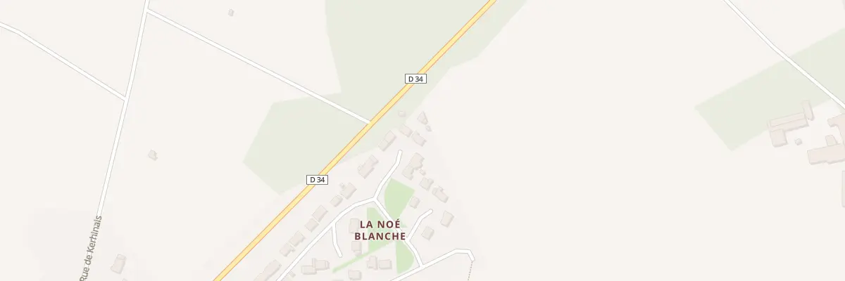Plan du 45 Rue de la Noé Blanche à Férel