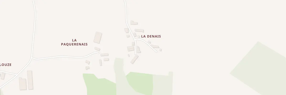 Plan du 36 La Denais à Plédéliac