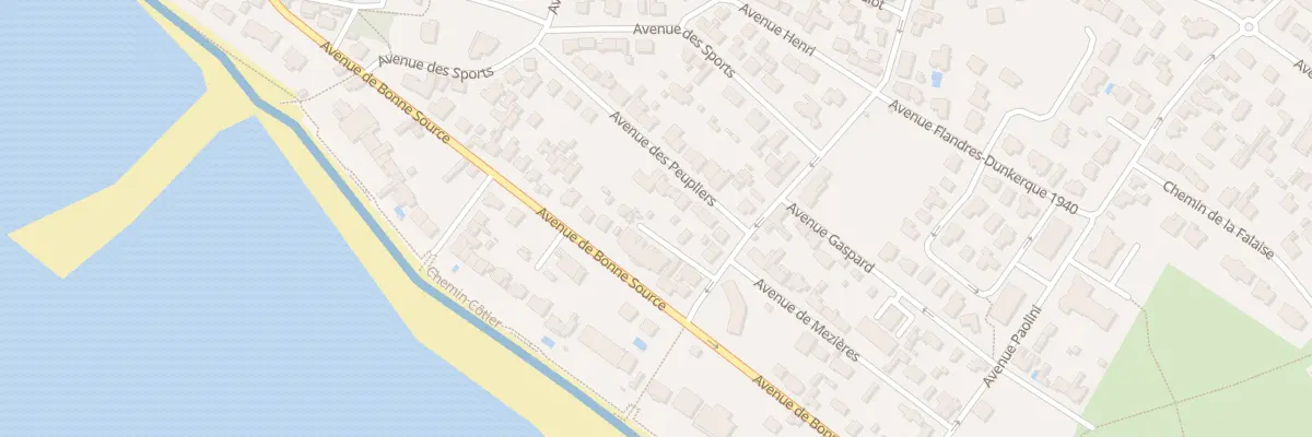 Plan du 57 Av de Bonne Source à Pornichet