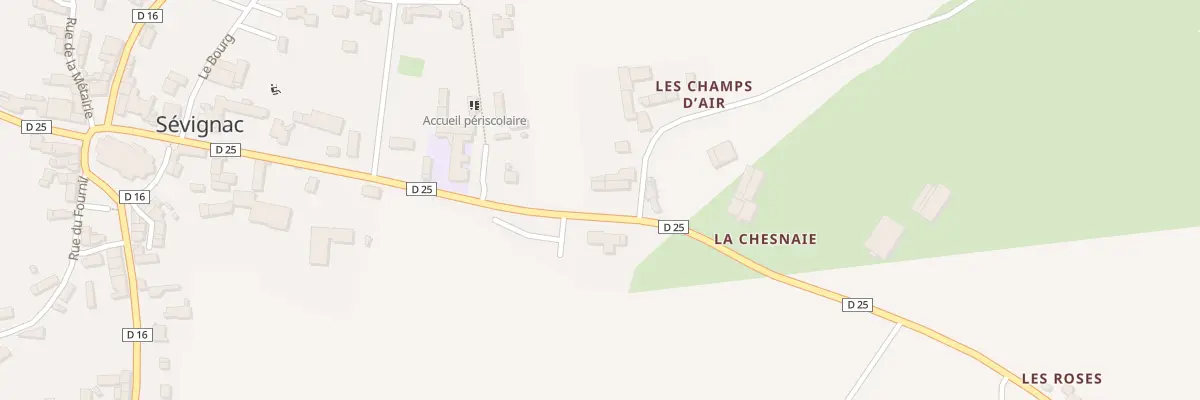 Plan du 23 La Chesnaie à Sévignac