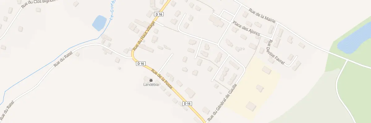 Plan du 6 Rue Joseph Rouxel à Landébia