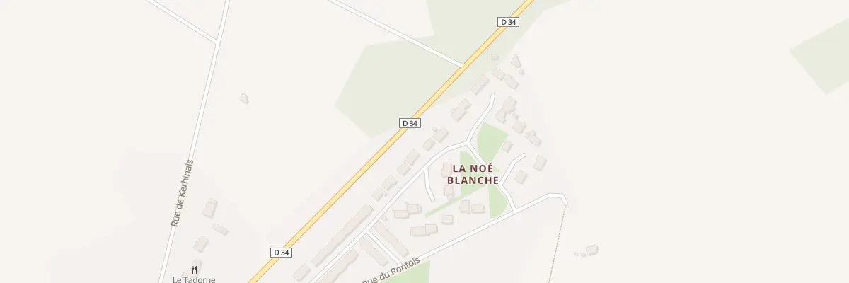 Plan du 39 Rue de la Noé Blanche à Férel