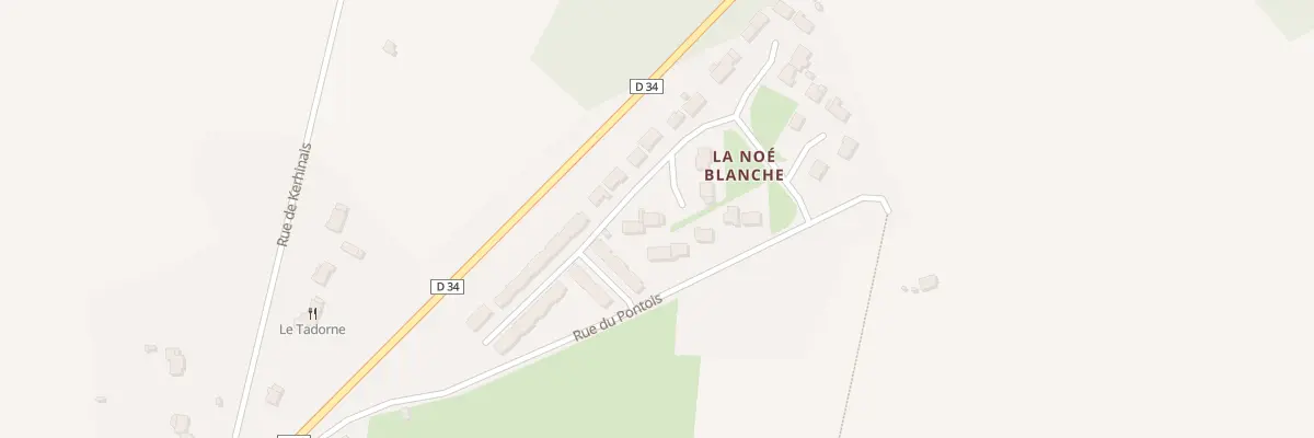 Plan du 36 Rue de la Noé Blanche à Férel