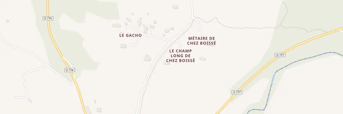 Plan du 5483 Le Gacho à Pluherlin