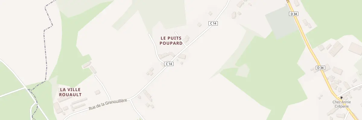 Plan du 6113 Le Puits Coupard à Plévenon