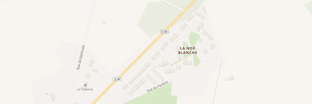 Plan du 33 Rue de la Noé Blanche à Férel