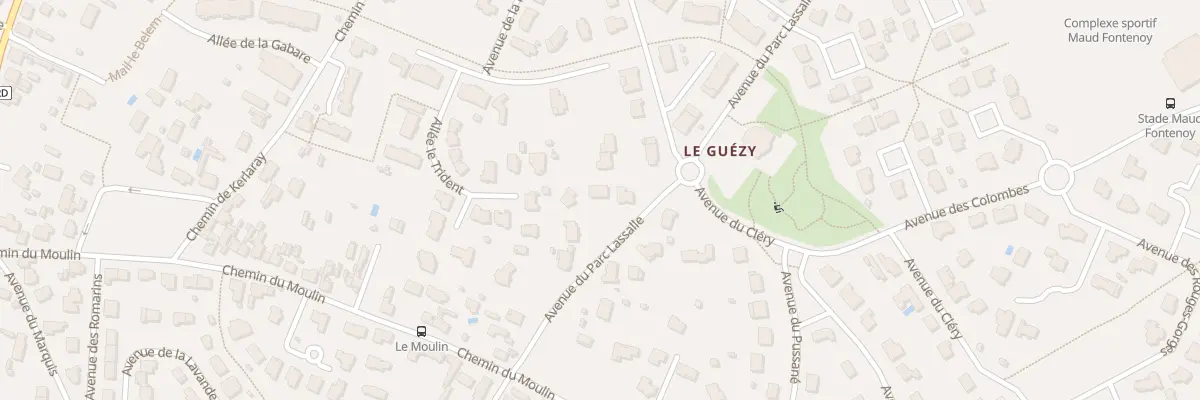 Plan du 15 Av du Parc Lassalle à La Baule-Escoublac