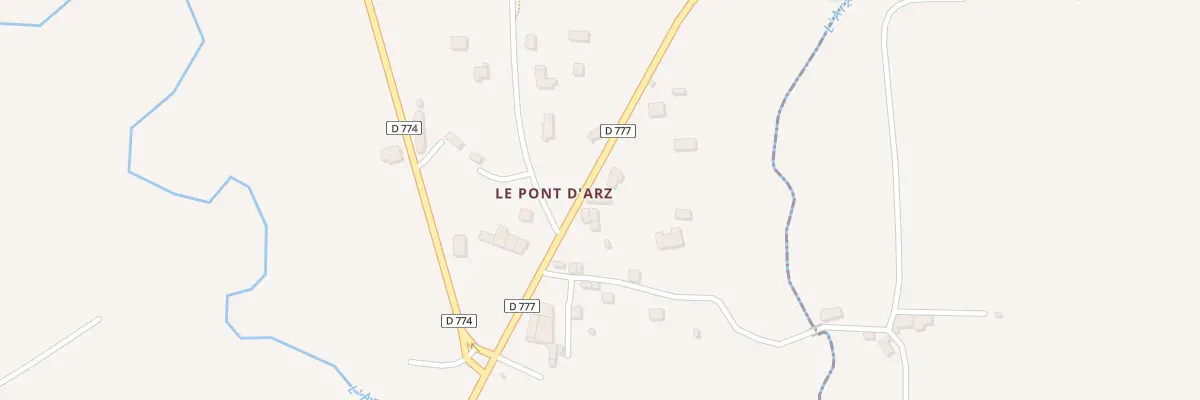 Plan du 5025 Le Pont d’Arz à Pluherlin