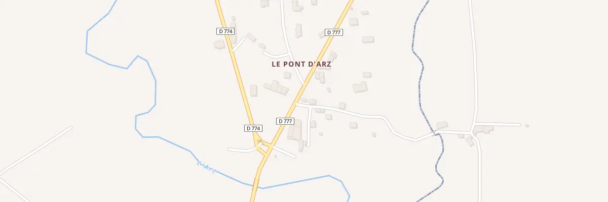 Plan du 5030 Le Pont d’Arz à Pluherlin