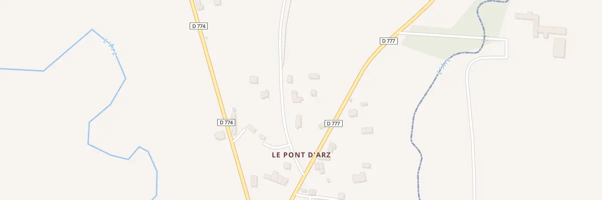 Plan du 5572 Le Pont d’Arz à Pluherlin