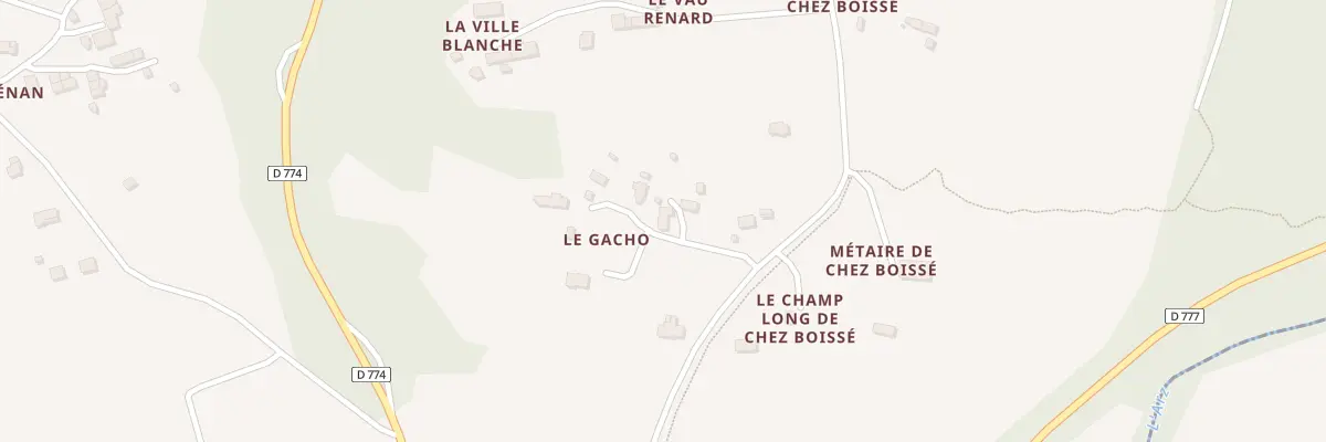 Plan du 5045 Le Gacho à Pluherlin