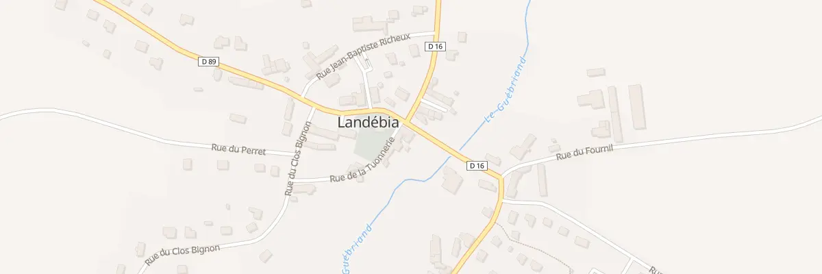 Plan du 5 Rue du Pont à Landébia