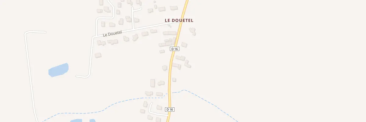 Plan du 5352 Le Douetel à Ruca