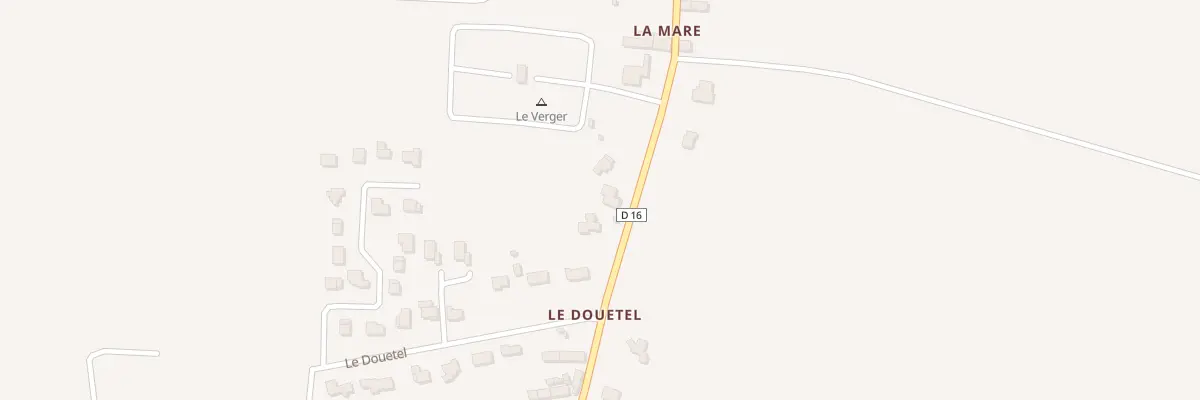 Plan du 5129F Le Douetel à Ruca
