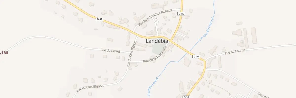 Plan du 3 Pl de l’Eglise à Landébia