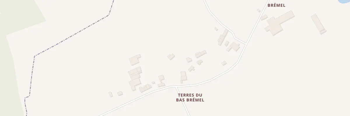 Plan du 5383 Le Bas Brémel à Caro