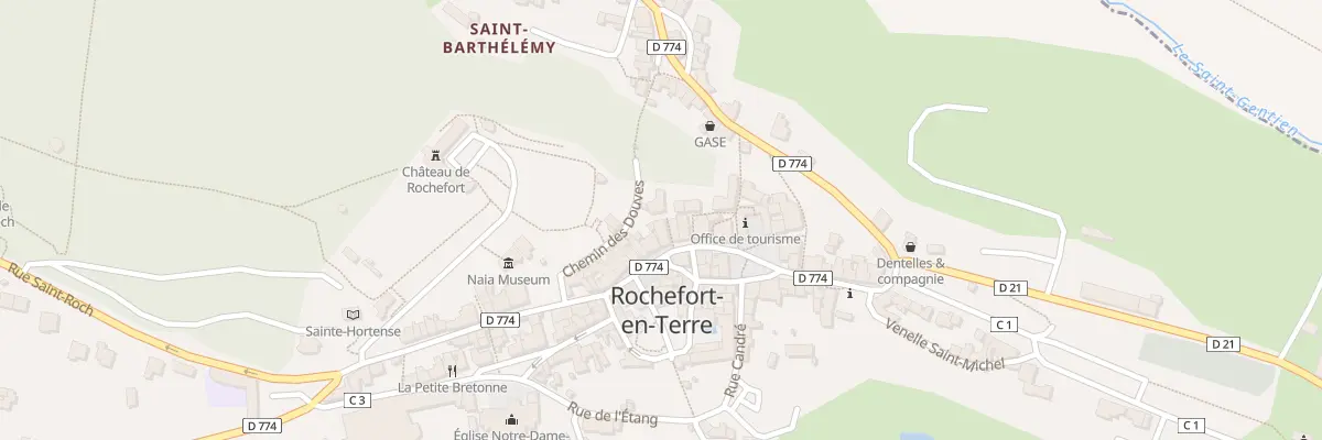 Plan du 2 Pl du Puits à Rochefort-en-Terre