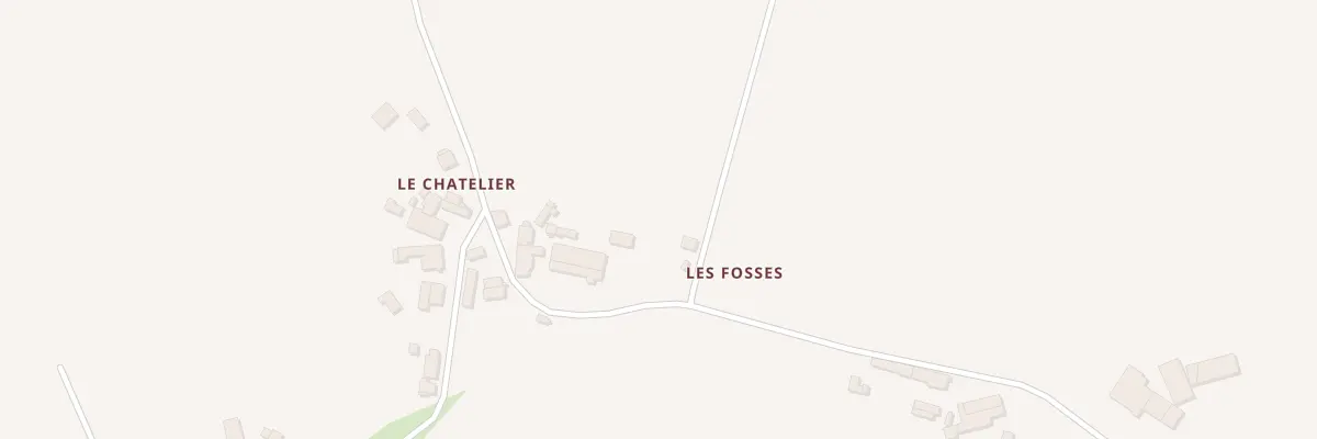 Plan du 3 Les Fosses à Éréac