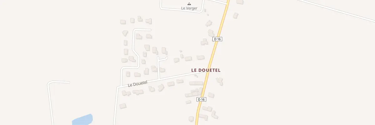 Plan du 5393F Le Douetel à Ruca