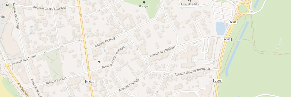 Plan du 8 Av Henri Sellier à Pornichet