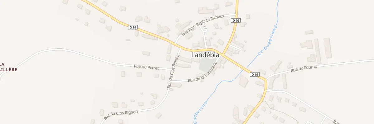 Plan du 7 Pl de l’Eglise à Landébia