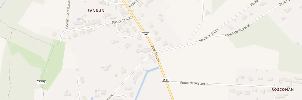 Plan du 2 Rue des Chênes à Guérande