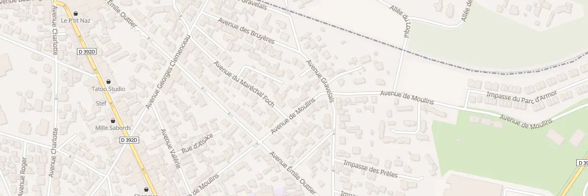 Plan du 45 Av des Moulins à Pornichet