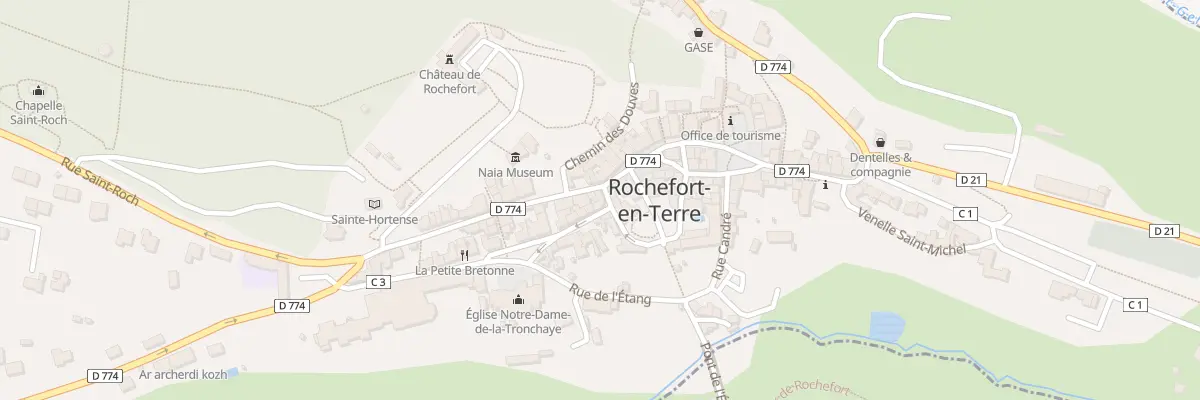 Plan du 2 Rue N D de la Tronchaye à Rochefort-en-Terre