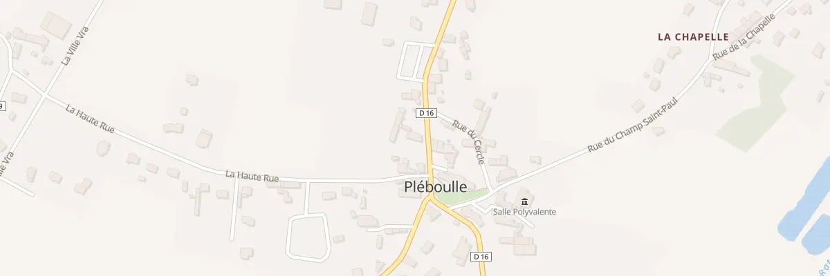 Plan du 3 Rue du Tertre Baron à Pléboulle