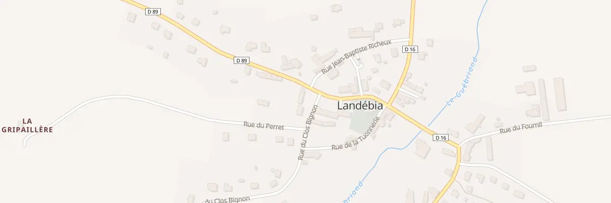 Plan du 9 Pl de l’Eglise à Landébia