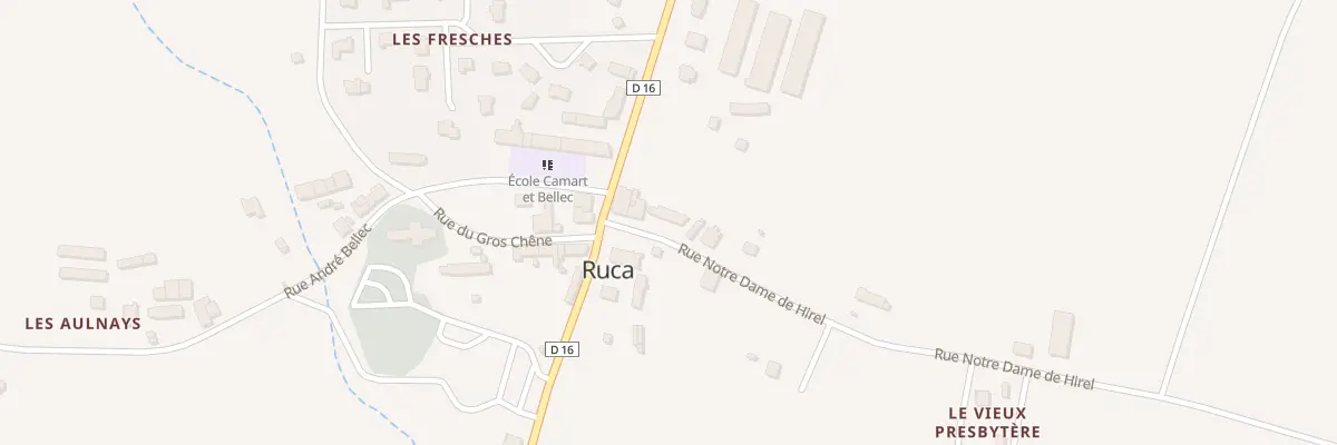 Plan du 5096 Le Bourg à Ruca