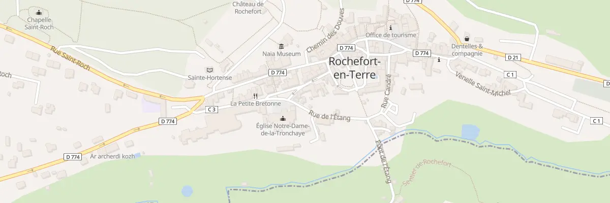Plan du 5 Rue de l’Etang à Rochefort-en-Terre