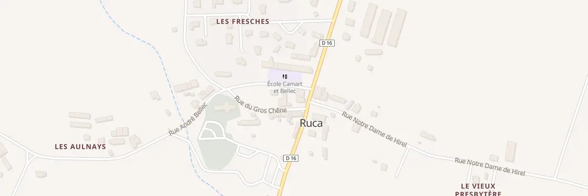 Plan du 5091 Le Bourg à Ruca