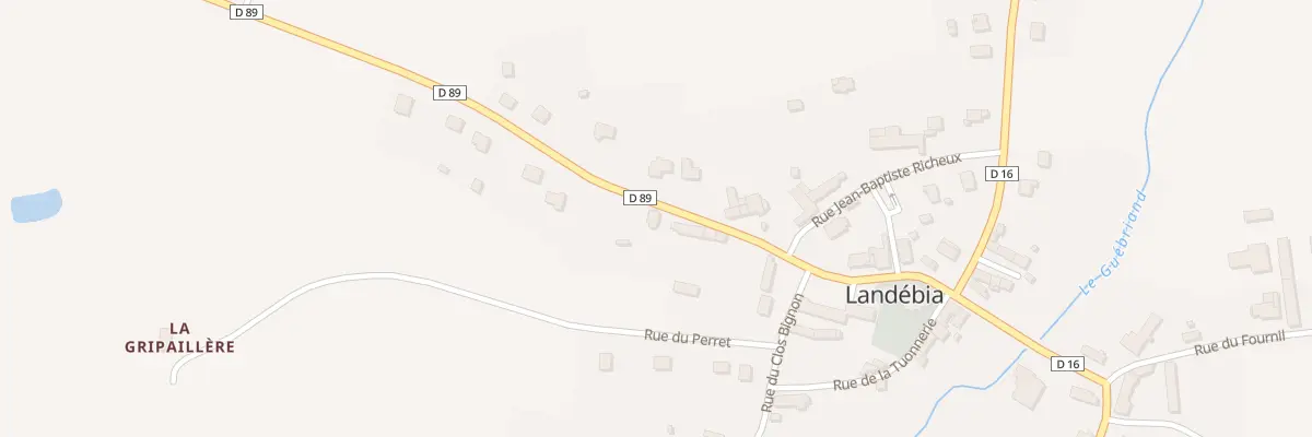 Plan du 11 Rue du Hautrel à Landébia