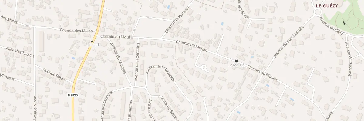 Plan du 1 All de l’Annille à La Baule-Escoublac