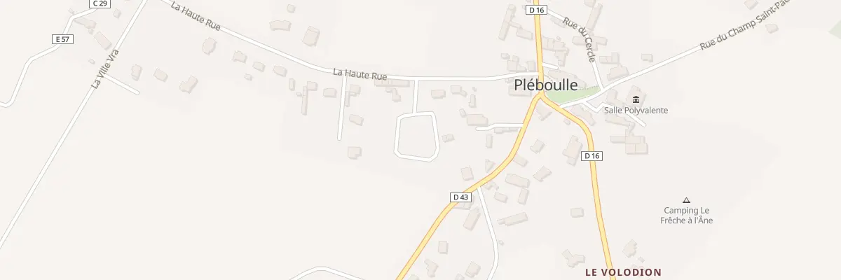 Plan du 8 Imp du Haut Bourg à Pléboulle