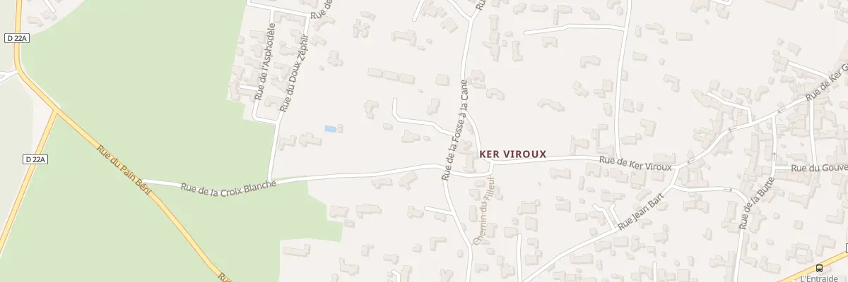 Plan du 54 Rue de la fosse à la cane à L’Île-d’Yeu