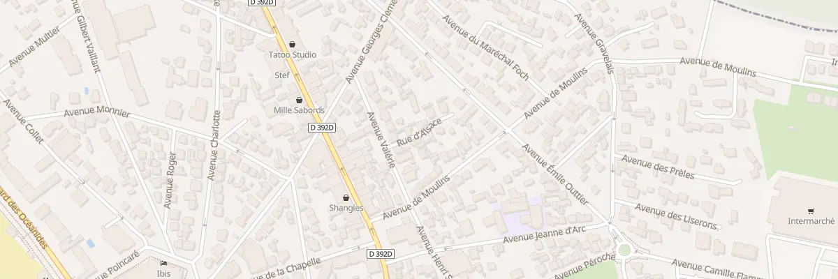 Plan du 9007 Rue d’Alsace à Pornichet