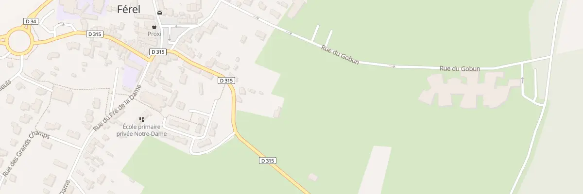 Plan du 13 Rue de Cinq Sous à Férel
