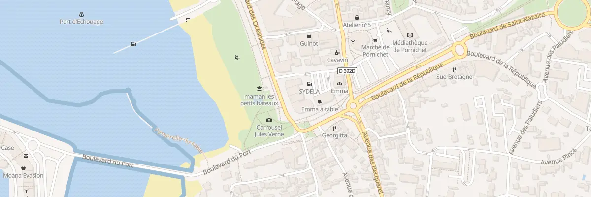 Plan du 2 Bd Oceanides à Pornichet